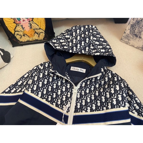 Dior ディオールブランドキッズマウンテンパーカー ジュニア 子供ウインドブレーカー 春秋ジャケット 子供コート 上着 子供服 おしゃれ ファッション 高品質 90¬160cm