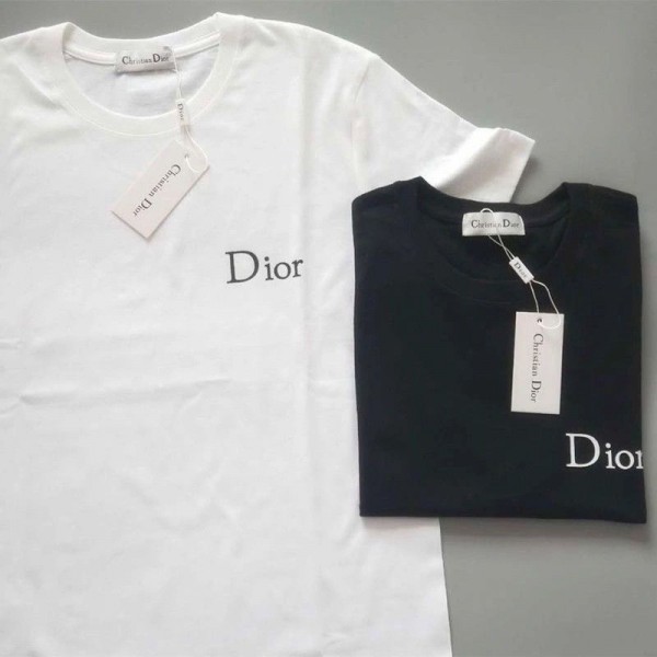 Dior ディオールブランド半袖tシャツブランド夏tシャツ上着カジュアル20代 30代40代tシャツ 激安 パロディ 大人の上質Tシャツ 上着 トップス 韓国 S-5XL