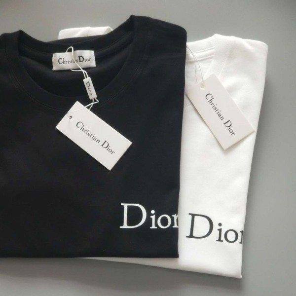 Dior ディオールブランド半袖tシャツブランド夏tシャツ上着カジュアル20代 30代40代tシャツ 激安 パロディ 大人の上質Tシャツ 上着 トップス 韓国 S-5XL