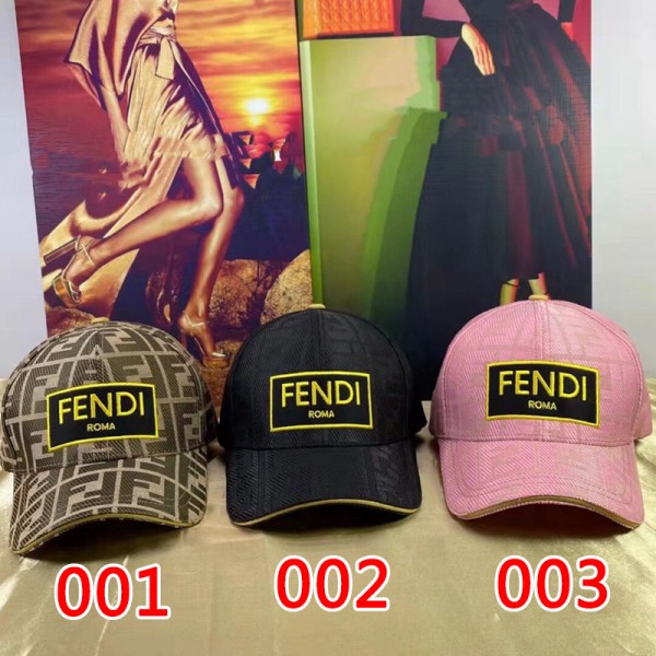 フェンディハンチング帽 ブランド パロディ FENDI  ファッション野球帽 キャップ 簡約 高品質 快適 ハット 帽子 男女兼用 春夏秋冬 コーディネーター野球帽アウトドア