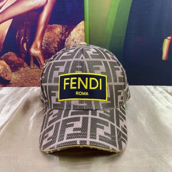 フェンディハンチング帽 ブランド パロディ FENDI  ファッション野球帽 キャップ 簡約 高品質 快適 ハット 帽子 男女兼用 春夏秋冬 コーディネーター野球帽アウトドア