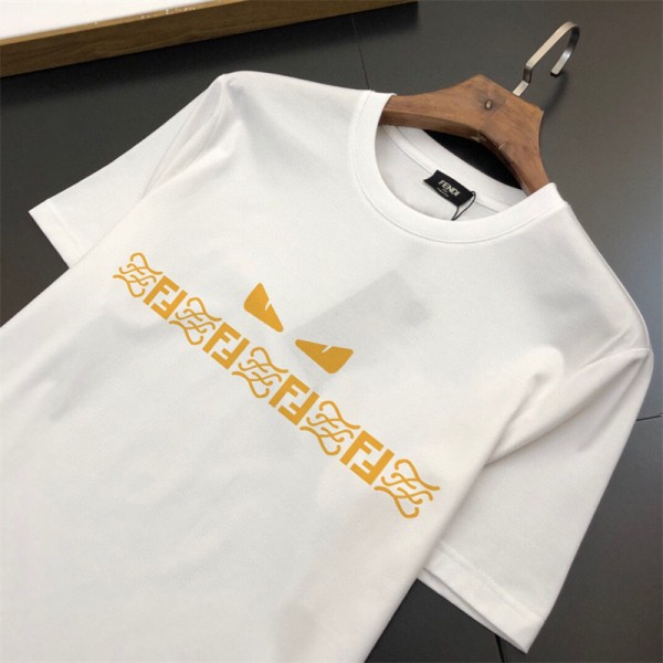 FENDI Tシャツ Tシャツ/カットソー(半袖/袖なし) トップス レディース 売場