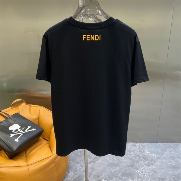 Fendi フェンデイブランドtシャツカットソー コピーブランドtシャツ上着カジュアル韓国 パチモン tシャツ20代 30代40代tシャツ 激安パロディ