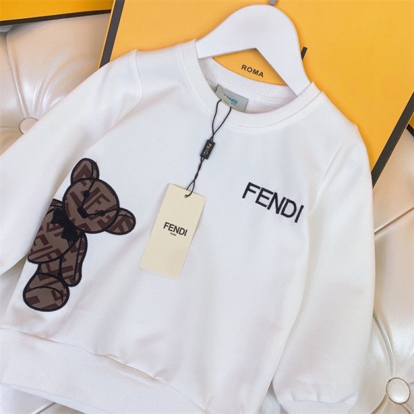 フェンディ FENDI 子供服 上下セット トレイナー パンツ 運動風 秋冬 ファション