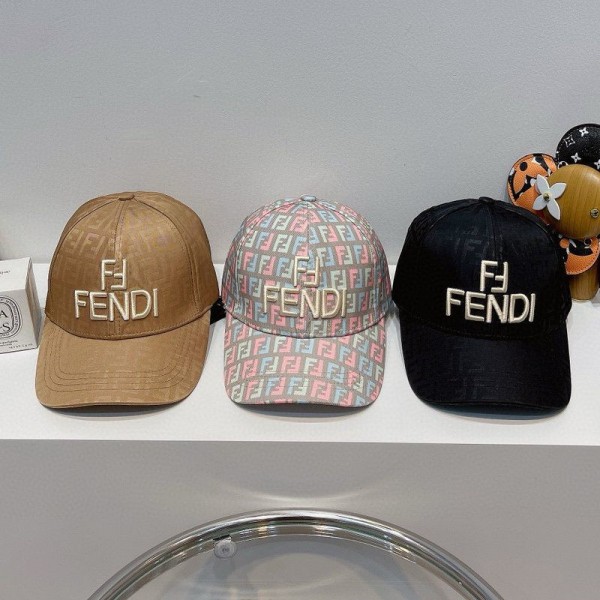 Fendi フェンディブランド野球帽レディースハイブランドハンチング帽子メンズブランドハットキャップ日焼け止めブランドバケットハット女性