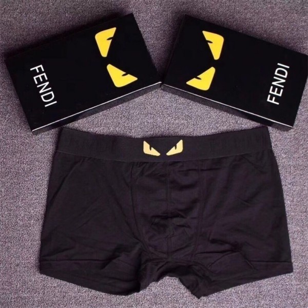 FENDI フェンディ ブランド 男性 四角ボクサー ショーツ 下着 セット 潮流コットンインナーパンツファッションボクサーブリー メンズ M - 2XL