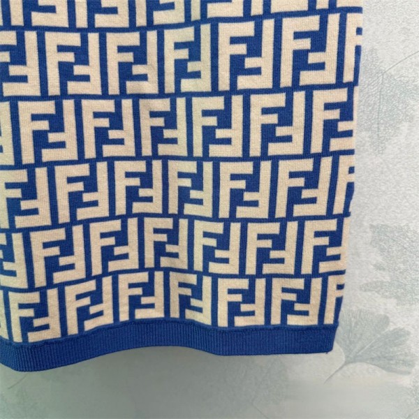 Fendi フェンディブランドタイトワンピース ニットワンピース S - XL ミニワンピース ファッション きれいめ セクシー ドレス パーティー デート 大きサイズ 春 夏 秋