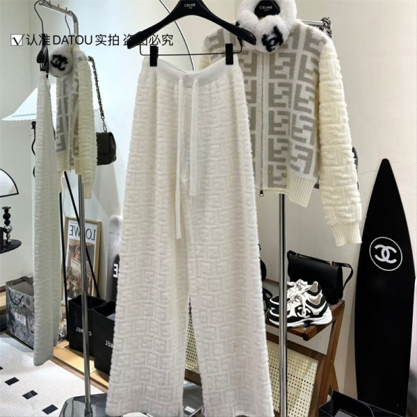 フェンディボアワイドパンツ レディース ブランドFENDI ルームウェアボトムス フリース モコモコパンツ 肌に優しい 裏起毛 極暖 あったか ぬくもり感じる 巣ごもりルームパンツ 部屋着 両面起毛 フリース