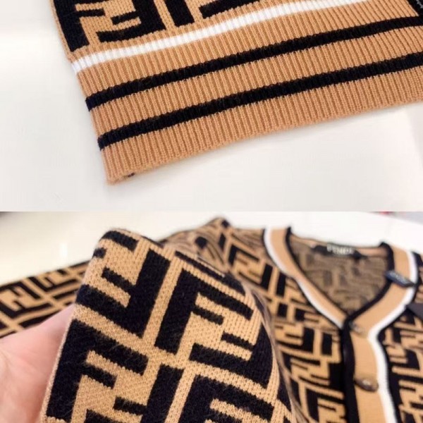 Fendi フェンディブランド子供服 カーディガン キッズ 男の子 Vネック 女の子 ニットセーター 90-150cm 長袖 綿 スクールコート 春秋冬 無地 学生 通園通学 セミフォーマル 発表会 ボーイズ 防寒 