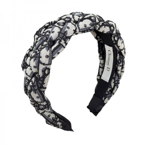 Dior ヘアカチューシャ ディオールヘアバンド ハイブランドヘアアクセサリー 髪飾り ヘアバンド 存在感抜群 ヘアターバン 髪アレンジ かわいい 韓国