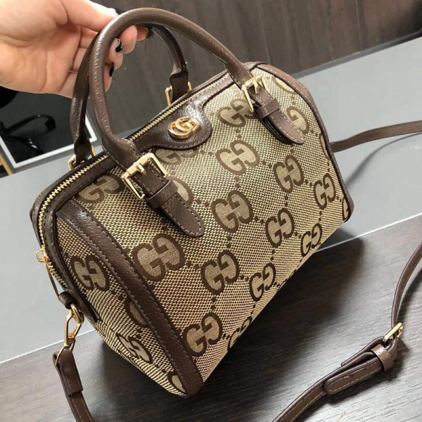 ハイブランドグッチハンドバッグ ファッション 精緻 上品 手提げカバン ボストンバッグ Gucci 高品質 大容量 斜め掛けバッグ 通勤テード旅行ショルダーバッグ