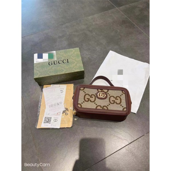 グッチブランドハンドバッグ Gucci 定番ロゴ 高品質 手持ちバッグ 女性 大人っぽい 上品 ミニバッグ カバン 化粧品 収納バッグ 多機能バッグ