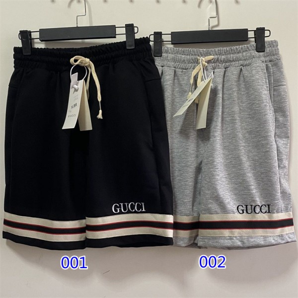 グッチブランドハーフパンツ シンプル 夏 コットン快適 半ズボン GUCCI 潮流 高品質 肌に優しい ハーフズボン 男女兼用 運動用 パンツ