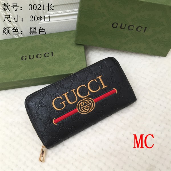 ハイブランド グッチ 長財布 短財布 GUCCI 定番ロゴ ブラック ホワイト 収納 ウォレット ジッパータイプ 紛失防止 カード小銭入れ サイフ