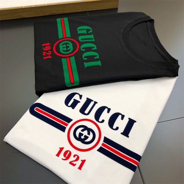 グッチ ブランド tシャツ Gucci ファッション 高品質 半袖 tシャツ コットン 肌に優しい 快適 tシャツ 上着 オーバーサイズ ゆったり tシャツ トップス