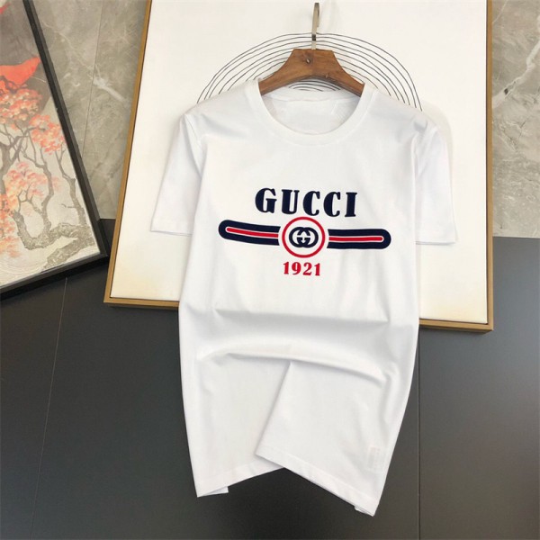 グッチ ブランド tシャツ Gucci ファッション 高品質 半袖 tシャツ コットン 肌に優しい 快適 tシャツ 上着 オーバーサイズ ゆったり tシャツ トップス