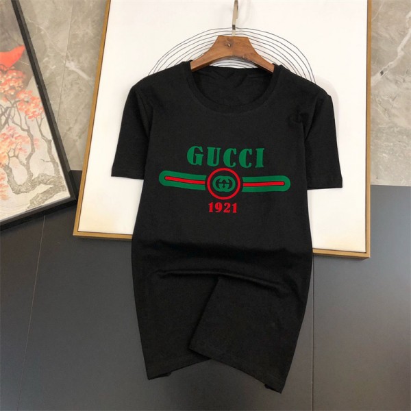 グッチ ブランド tシャツ Gucci ファッション 高品質 半袖 tシャツ コットン 肌に優しい 快適 tシャツ 上着 オーバーサイズ ゆったり tシャツ トップス