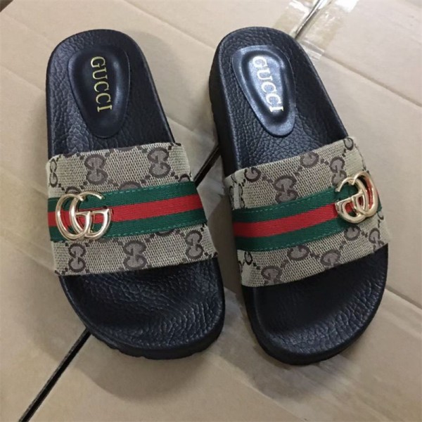 グッチスリッパ ハイブランド Gucci 夏 履き心地がよい スリッパ 男女兼用人気 快適 スリッパ 滑り止め ビーチスリッパ