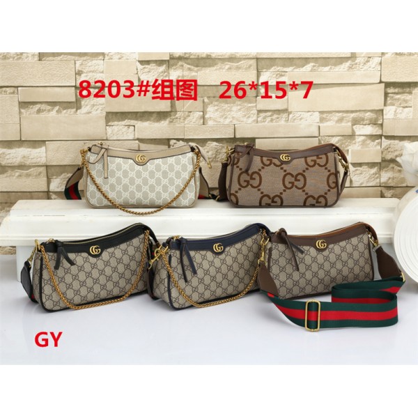 グッチブランドバッグ レディースGucci ショルダーバッグ オシャレ高品質 斜め掛けカバン GG金具ロゴ 定番モノグラム 肩掛けバッグ鞄