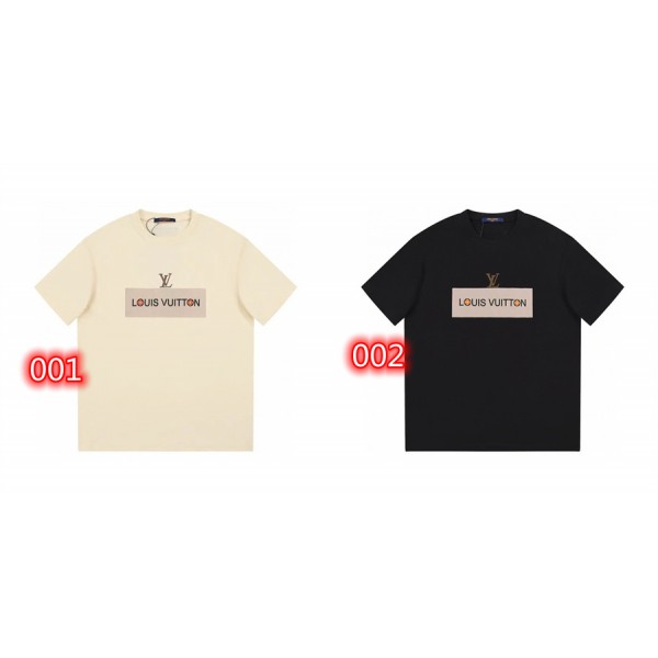 Lv ルイヴィトンブランド半袖tシャツ夏tシャツブランドかわいいブランド 服 コピー 激安屋Tシャツカットソーペアカップル