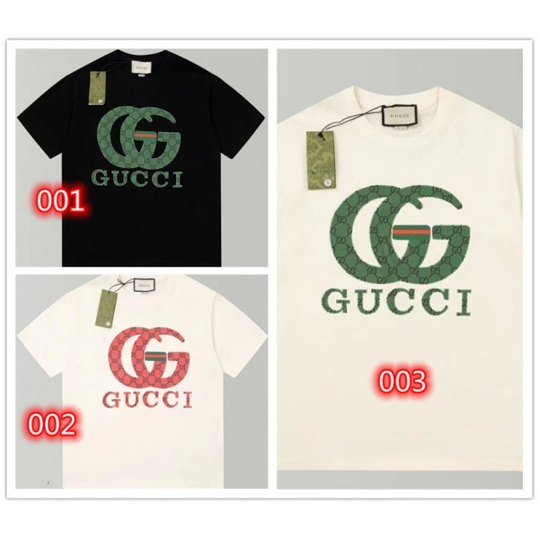 Gucci グッチハイブランドtシャツ偽物レディースメンズハイブランド半袖tシャツ男女兼用20代 30代40代tシャツ 激安パロディ大人の上質Tシャツ