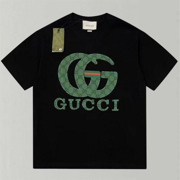 Gucci グッチハイブランドtシャツ偽物レディースメンズハイブランド半袖tシャツ男女兼用20代 30代40代tシャツ 激安パロディ大人の上質Tシャツ