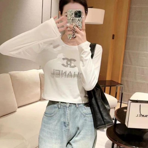 Chanel シャネル Gucci グッチ 夏tシャツ長袖ブランドかわいいブランドtシャツ上着カジュアル韓国 パチモン tシャツブランド 服 コピー 激安屋