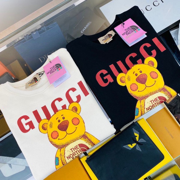 Gucci グッチ ザ・ノース・フェイス THE NORTH FACEオーバーサイズパーカーブランドハイブランド秋冬服パーカースウェット偽物 男女兼用 トレーナースウェットパーカー