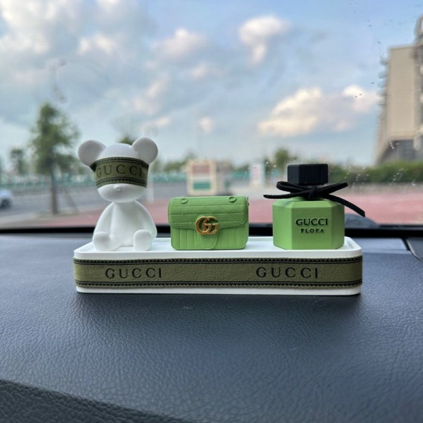 Gucci グッチ ブランド カー用品 エアコン用飾り品 可愛い熊 車用品 ファション 簡約 大人気 メンズ レディーズ 