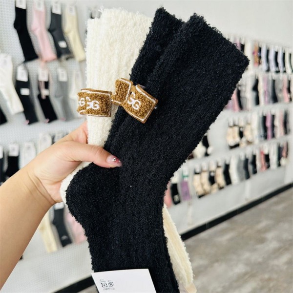 UGG アグレディース向け 靴下 かわいいブランド ソックス 大人気ブランドミドルソックス 高品質浅口ソックス 女の子好き 韓国