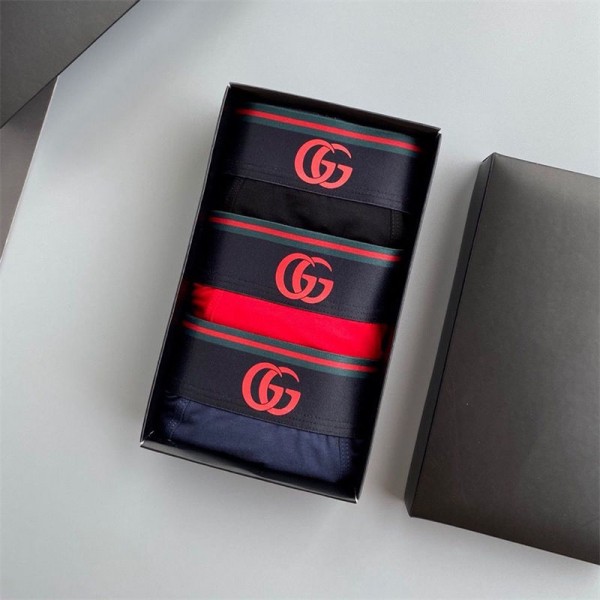 ブランド グッチ ボクサーパンツ メンズ パンツ Gucci 男の子 下着 3枚セット ボクサーブリーフ 抗菌防臭 吸水速乾 ストレッチ 通気 大きいサイズ L XL 2XL 3XL クリスマス プレゼント
