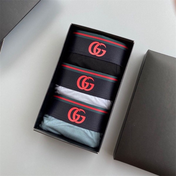 ブランド グッチ ボクサーパンツ メンズ パンツ Gucci 男の子 下着 3枚セット ボクサーブリーフ 抗菌防臭 吸水速乾 ストレッチ 通気 大きいサイズ L XL 2XL 3XL クリスマス プレゼント