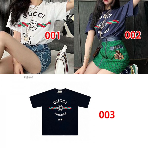 Gucci グッチブランドtシャツカットソー M - XL コピーブランドtシャツオーバーサイズブランド 服 コピー 激安屋20代 30代40代tシャツ 激安パロディ