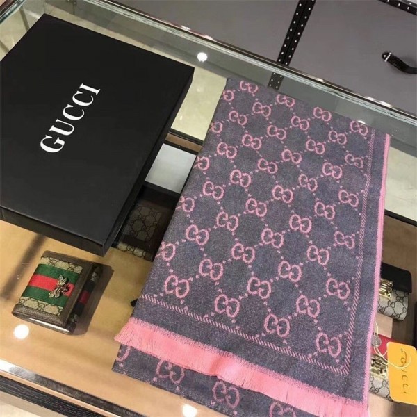 Gucci グッチメンズ 大判ショール 暖かいブランドパロディ ストール 激安春秋 スカーフ ファッション 使い心地よいレディース向け高品質ケープ 防寒マフラー