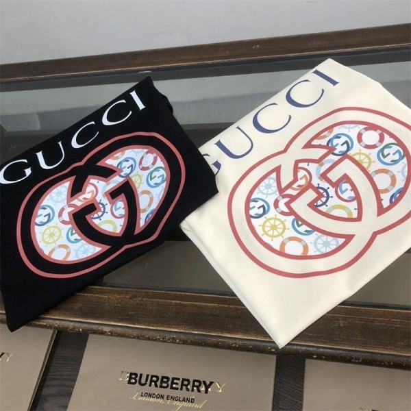 Gucci グッチ ブランド 半袖tシャツ ハイブランドtシャツ 偽物 レディース メンズ 夏tシャツ ブランド かわいい ハイブランド 半袖tシャツ 男女兼用 S - 4XL