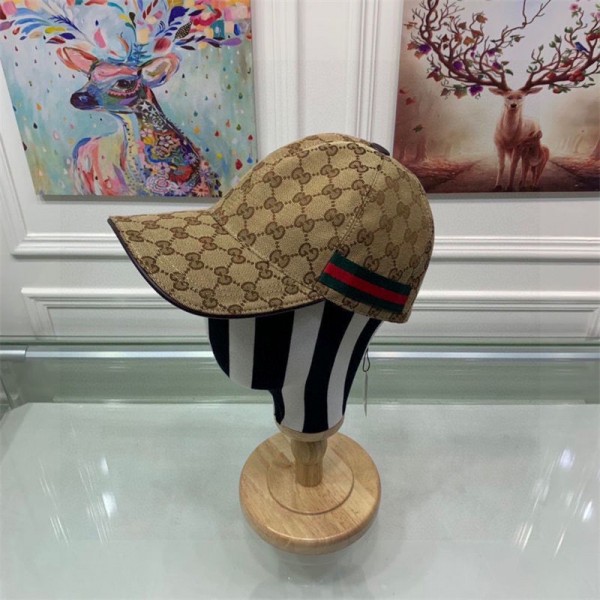 Gucci グッチハイブランドキャップ メンズ レディース 野球帽子 コットン 深め 紫外線対策 日よけ 型崩れない シンプル 人気 おしゃれ かっこいい 野球帽 登山・釣り・アウトドアなどに 調整可能 男女兼用