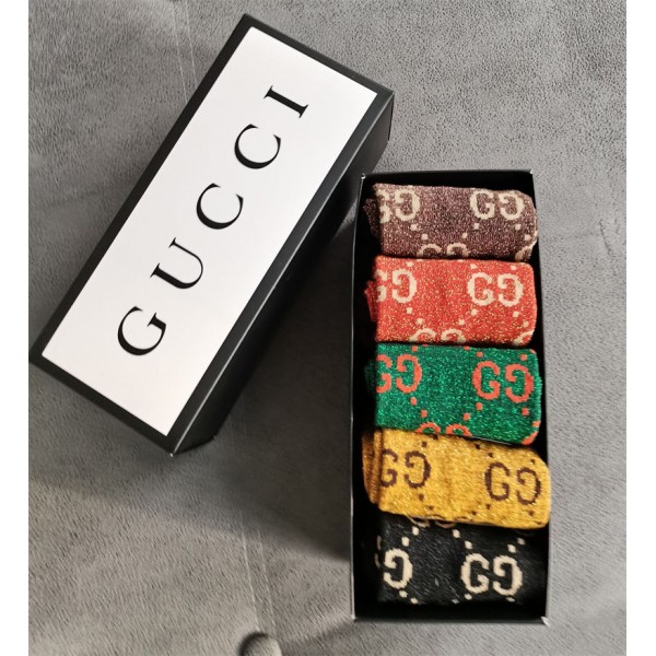 Gucci グッチブランド ストッキング 大人気コットン 靴下 メンズ 通気性ブランドミドルソックス 高品質浅口ソックス 女の子好き 韓国