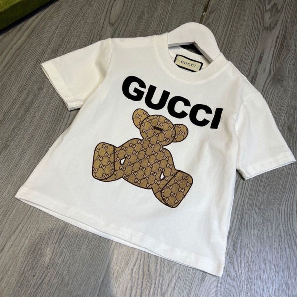 Gucci グッチブランド子供服 男の子 セットアップ 夏服 半袖 Tシャツ ハーフパンツ 半ズボン 上下セット 子供 ジャージ 上下セット カジュアル 韓国 お洒落 男の子 半袖スウェット 90 - 160cm