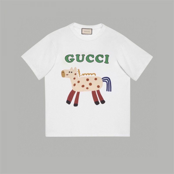 Gucci グッチtシャツハイブランド夏ブランドtシャツ高品質韓国 パチモン tシャツ上着 M - 3XL ユニセック ブランド