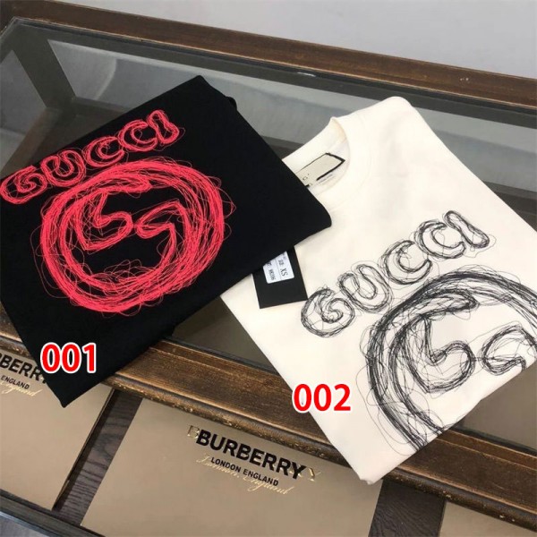 Gucci グッチブランドtシャツオーバーサイズ夏tシャツブランドかわいいハイブランド半袖tシャツ男女兼用ブランドtシャツ高品質 S - 3XL