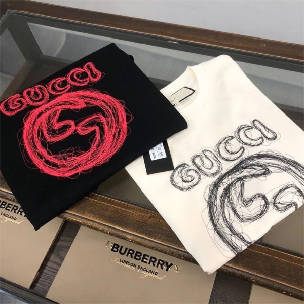 Gucci グッチブランドtシャツオーバーサイズ夏tシャツブランドかわいいハイブランド半袖tシャツ男女兼用ブランドtシャツ高品質 S - 3XL