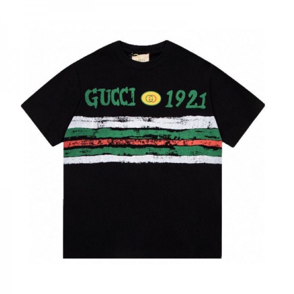 Gucci グッチブランドtシャツカットソー コピーブランドtシャツ上着カジュアルハイブランド半袖tシャツ男女兼用20代 30代40代tシャツ 激安パロディS - 5XL