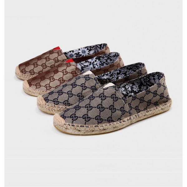 Gucci グッチブランドスリッポン レディース ローファースリッポン アート旅行靴 スリッポンフラットキャンバスシューズ アートグラフィティシューズ おしゃれ 軽い プレゼント 人気 230-270cm