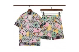 グッチアロハシャツセット プラダ夏ニット ルイヴィトンデニムキャップ パロディ