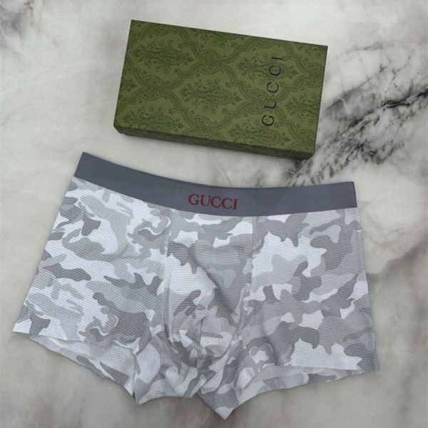 ブランド Gucci ボクサーパンツ メンズ グッチ 下着 薄手 前閉じ メンズ 下着 吸水速乾 通気性 ボクサーブリーフ 3枚セット 着心地よい L - 3XL