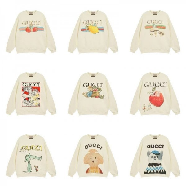 Gucci グッチブランドパーカー コピーハイブランド人気 プルオーバーパーカー偽物スウェット面白い ハイブランド秋冬トレーナー メンズ 服 コピー S - 3XL かわいい