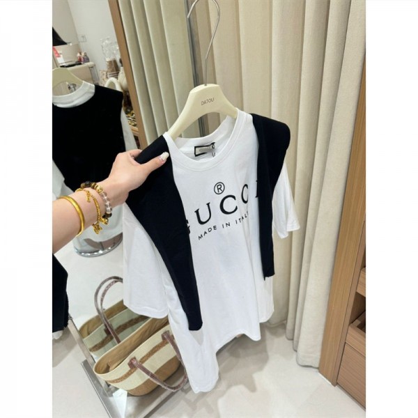Gucci グッチブランド半袖tシャツブランドtシャツオーバーサイズ20代 30代40代tシャツ 激安パロディtシャツ ユニセック ブランド