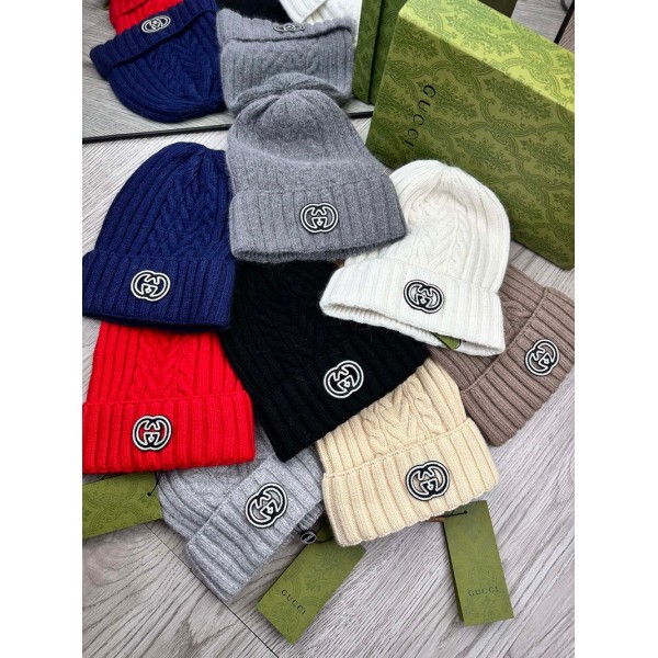 Gucci グッチハイブランドニット帽 メンズ ビーニー 帽子 ワッチキャップ 無地 春 夏 秋 冬用 通勤 バイク ランニング スポーツ 帽子 伸縮性 保温 通気性 ニットキャップ スキー 登山 ビーニー 男女兼用ニット