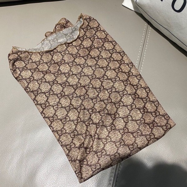 Gucci グッチハイブランド長袖tシャツ 修身 インナー 着痩せ 長袖Tシャツ 無地 丸ネック 网纱 透け感 カットソー シンプル Tシャツ スリム 着痩せ 伸縮性あり S-XL