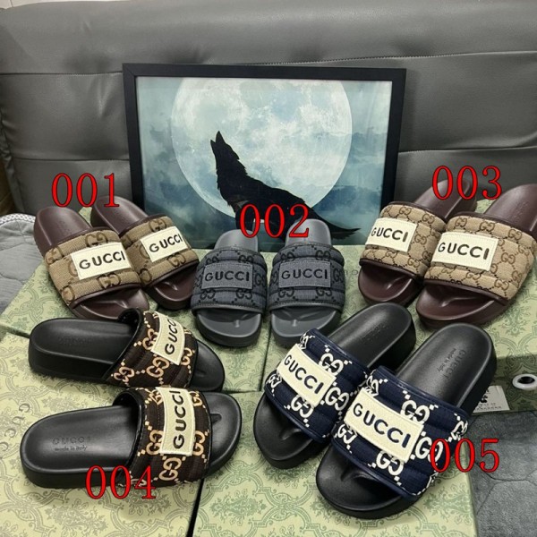Gucci グッチハイブランド 夏サンダル 女性向け ビーサン スリッパ サボ ビーチスリッパ ファッション 室内履き 春夏 可愛い カジュアルシューズ 激安 225¬270